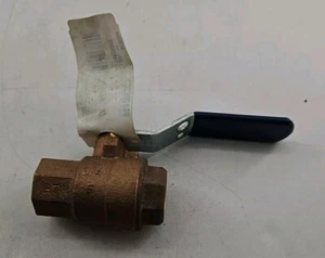 Nibco - NL95008 - Válvula de bola de bronce roscada de dos piezas de 3/4" - Imagen 1 de 3