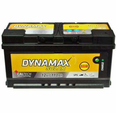 AGM Solarbatterie 110Ah Dynamax Wartungsfrei Notstrom - Bild 1 von 2