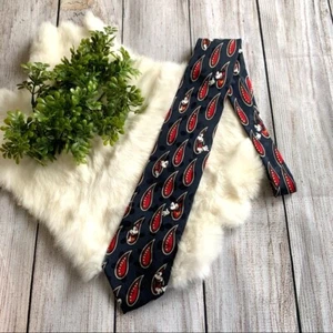 Vintage The Disney Store Silk Paisley Mickey Mouse Neck Tie Walt Disney Company - Picture 1 of 3
