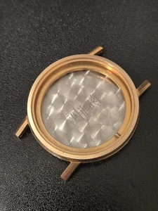 NOS Vintage Longines 8193 caja de reloj chapada en oro para calibre 284 - Imagen 1 de 5