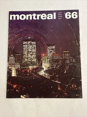Montréal magazine (March 1966 English/French) Saint-Laurent W.H. Brittain - Image 1 of 4