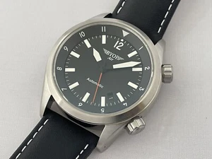 BYOP Meridian Pilot Watch Seiko Automatic Sapphire Swiss C3 Lume - Picture 1 of 10