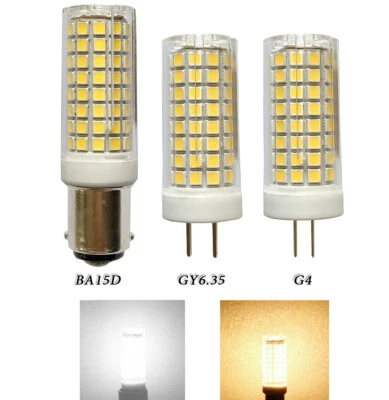 G4/GY6.35/BA15D LED bulb 9W 110V/220V 102-2835SMD Ceramics Light White/Warm Lamp - Image 1 of 4