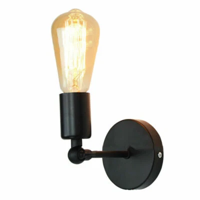E27 Loft Retro Vintage Rustic Sconce Edison Wall Light Lamp Holder Bulb Socket   - Image 1 of 4