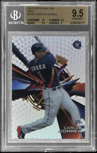 2015 TOPPS HIGH TEK DOTS #HT-CC CARLOS CORREA ROOKIE RC BGS 9.5 - Picture 1 of 2