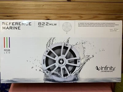 Динамики светодиодные морские RGB 2x Infinity Reference 8 дюймов 225 Вт - Изображение 1 из 4