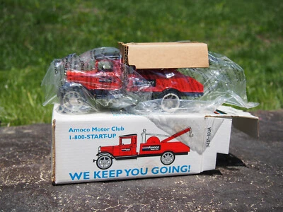 Vintage 1991 ERTL 1931 Hawkeye Wrecker Bank Amoco Motor Club # 9417 NIB NOS - Image 1 of 4