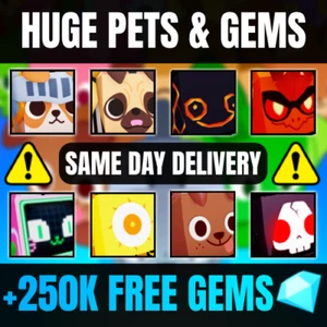 Pet Simulator 99 - Huge Pets +💎Gems💎 - Cheap and Quick - Pet Sim 99 (PS99)