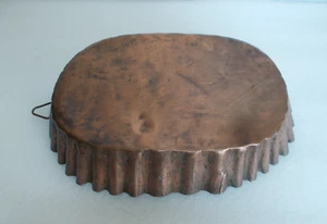 Jelly Pie Mould Copper Antique kitchen ref 114 (FREE UK POSTAGE) - Foto 1 di 10