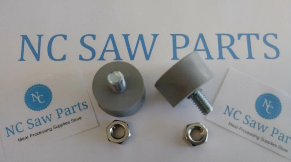 2 Table Bumpers with Nut For Hobart 5614, 5700, 5701, 5801 Replaces 18682-2  - Image 1 of 1