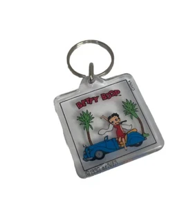 Llavero Betty Boop vintage 1990 conducir un convertible en aprox. - Imagen 1 de 4