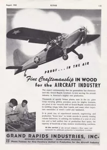 1943 Stinson Grasshopper Aircraft ad 9/10/2022t - Picture 1 of 1