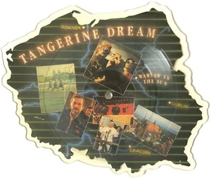 Tangerine Dream - Warsaw In The Sun (7") (Shaped Picture Disc) (EX-/NM) - Picture 1 of 2