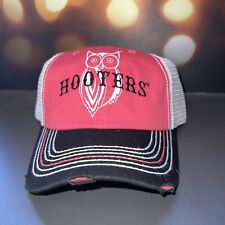 Hooters Pink Baseball Hat Cap Strapback Retro Logo Owl