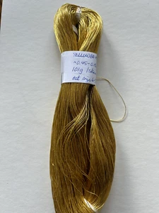 Japanese 'Yellow (Lemon) Gold' Metallic Embroidery thread - Picture 1 of 11