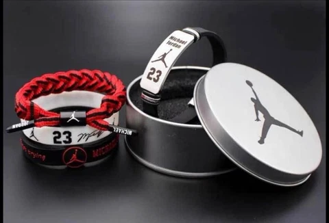 NBA Michael Jordan Chicago Bulls Stainless Steel Four Sport Bracelet Cover