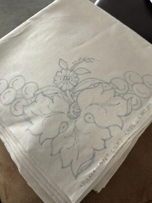 Linen - Stamped Embroidery Napkin Set - Image 1 of 4