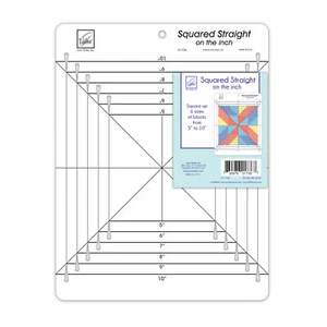 June Tailor Squared Straight Ruler 1" - Picture 1 of 1