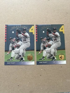 1993 Upper Deck SP 2 Card Kirby Puckett Lot #7 Minnesota Twins - Bild 1 von 2