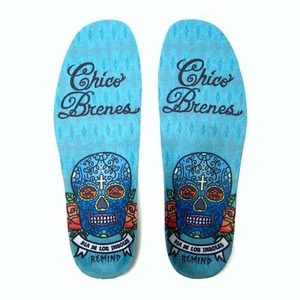 Remind Shoe Insoles Cush Arch Support Footbeds Chico Brenes Skull Skate Snow - Picture 1 of 3