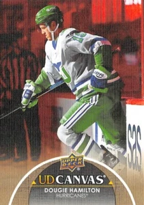 2021-22 UD Canvas #C14 Dougie Hamilton ** Carolina Hurricanes ** - Picture 1 of 2