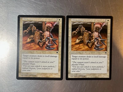2x Repentance Vintage Tempest Magic Cards EX-LP Condition - Image 1 of 2