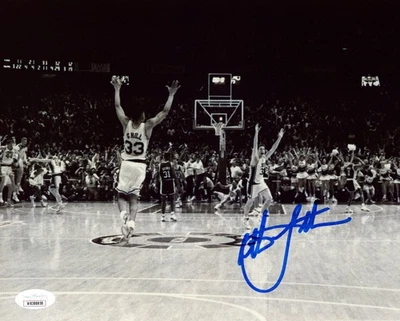 Christian Laettner Auto 8x10 Photo Duke Blue Devils The Game Winning Shot JSA - Image 1 of 2
