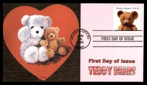 Mayfairstamps US FDC 2002 Teddy Bear Heart First Day Cover aau_10559 - Picture 1 of 2