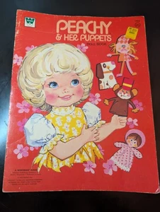 Vintage Peachy and Her Puppets Paper Dolls Book UNCUT 1974 - Picture 1 of 9