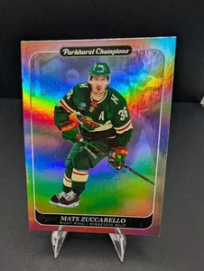 2023-24 UD Parkhurst Champions Rainbow Parallel Mats Zuccarello Wild #91 - Picture 1 of 2