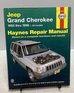 Haynes 50025 Repair Manual for Jeep Grand Cherokee 1993-1998 NICE! - Picture 1 of 7