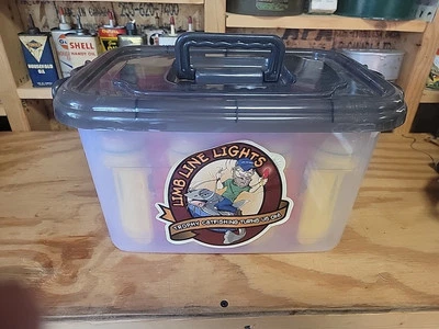 Luces de línea de extremidad de pesca de gato bagre pesca nocturna cabeza plana, azul, canal gato Foto 1 de 4