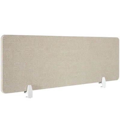 Schreibtisch Trennwand Noisy mit abgerundeten Ecken Trennwand beige B-Ware - Bild 1 von 4