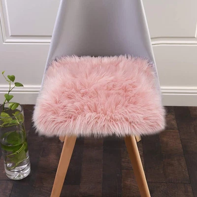Super Soft Faux Fur Sheepskin Rugs Soft Plush Seat Cover Pads for Chair Sofa 45 - Image 1 of 4