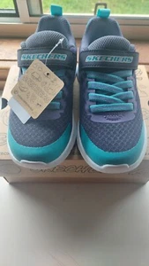 Skechers Microspec - Bright Retros For Kids US (Size 1) Brand New - Picture 1 of 5