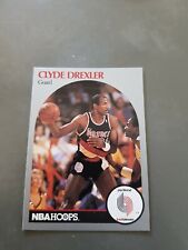 CLYDE DREXLER NBA CARD HOOPS 1990-91 # 245 TRAIL BLAZERS ROCKETS H.O.F.$
