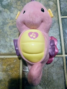 Fisher Price Ocean Wonders Soothe and Glow Seahorse Pink Musical Plush 2008 toy - Picture 1 of 7
