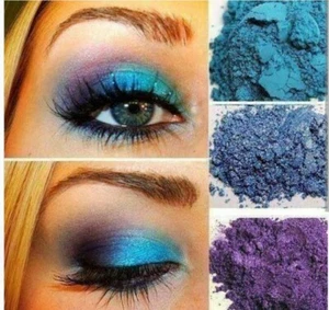 2 x new Younique turquise & gold Minerals Pigment Powders matte eyeshadow heaven - Picture 1 of 5
