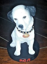 RCA Spokesdog *NIPPER* Bobble Head Dog - Vintage Unique Victrola Reproduction