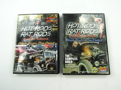 Hot Rods Rat Rods & Kustom Kulture DVD Lot Of 2  Back From the Dead Cars - Imagem 1 de 4
