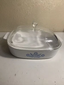Corning Ware Cornflower Blue P-16-B 11" Casserole/Baking Dish With Lid - Picture 1 of 5