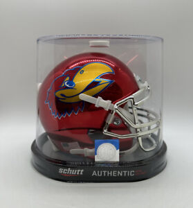 Kansas Jayhawks NCAA Alternate 5 (Red Chrome) Schutt Mini Helmet!!!