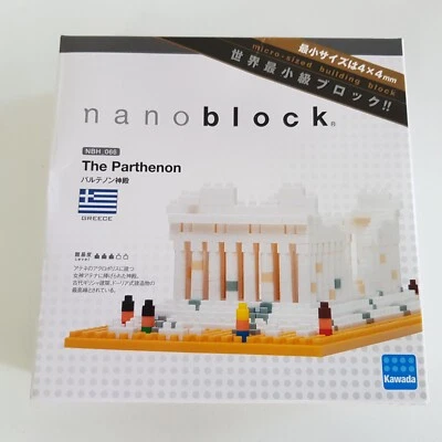 Nanoblock Japan Parthenon stone building blocks set Ancient Greek NBH066 Kawada - Image 1 of 4