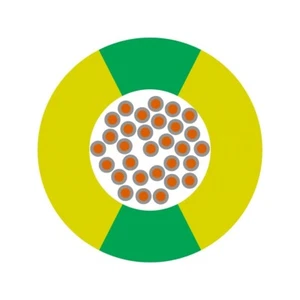 4160800-88, LAPP, H07V-K 10.0 Ul(Mtw)/Csa/Har/Ce 88' Roll - Green/Yellow - Picture 1 of 2