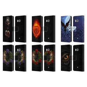 CHRISTOS KARAPANOS HORROR LEATHER BOOK WALLET CASE COVER FOR HTC PHONES 1 - Picture 1 of 7