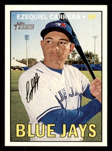 2016 Topps Heritage Ezequiel Carrera #530  Toronto Blue Jays