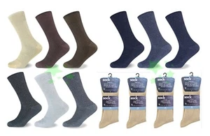 Bigfoot 100% Cotton Every Day Socks Cotton Ribb Mens Socks UK 10-13 Size - Picture 1 of 5