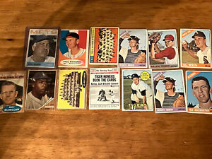 13-count 1964-1976  Topps. Good Variety. Set Collectors, Low Grade Vintage