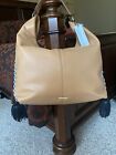$395 Rebecca Minkoff Chase Large Hobo Women's Leather Shoulder Bag Handbag Sand