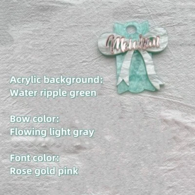 Placa de nombre de arco personalizada para tapa de vaso Stanley nombre personalizado con tapa de paja Foto 1 de 4